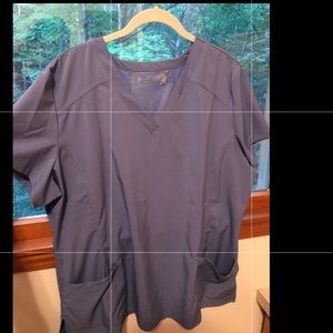 White Cross scrub top